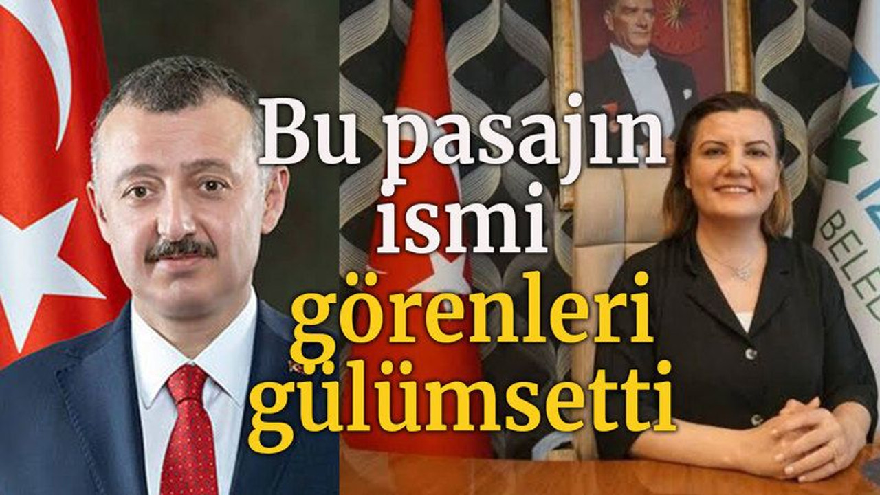 Bu pasajın ismi görenleri gülümsetti